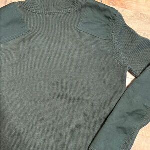 Zara Dark Green Turtleneck Sweater
